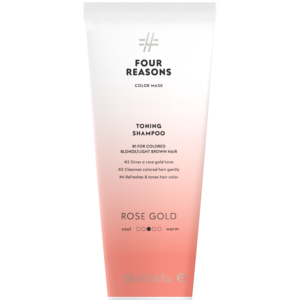 Four Reasons Color Mask Toning Shampoo Rose Gold – Tooniv ja hooldav šampoon värvitud juustele 250ml