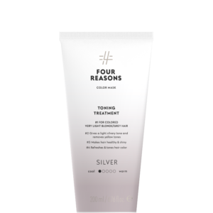 Four Reasons Color Mask Silver – Hooldav ja tooniv juuksemask värvitud juustele 200ml