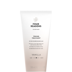 Four Reasons Color Mask Vanilla – Hooldav ja tooniv juuksemask värvitud juustele 200ml